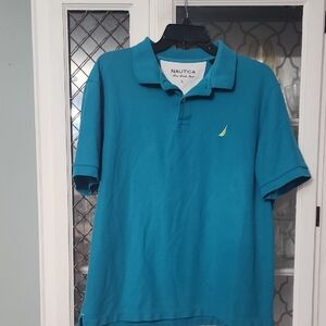 Nautica Men's Blue Polo Shirt